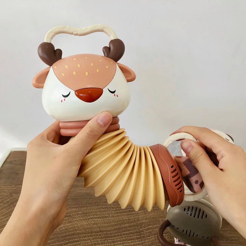 MELOTOY – Interactive Baby Accordion Rattle for Tactile & Audio Play