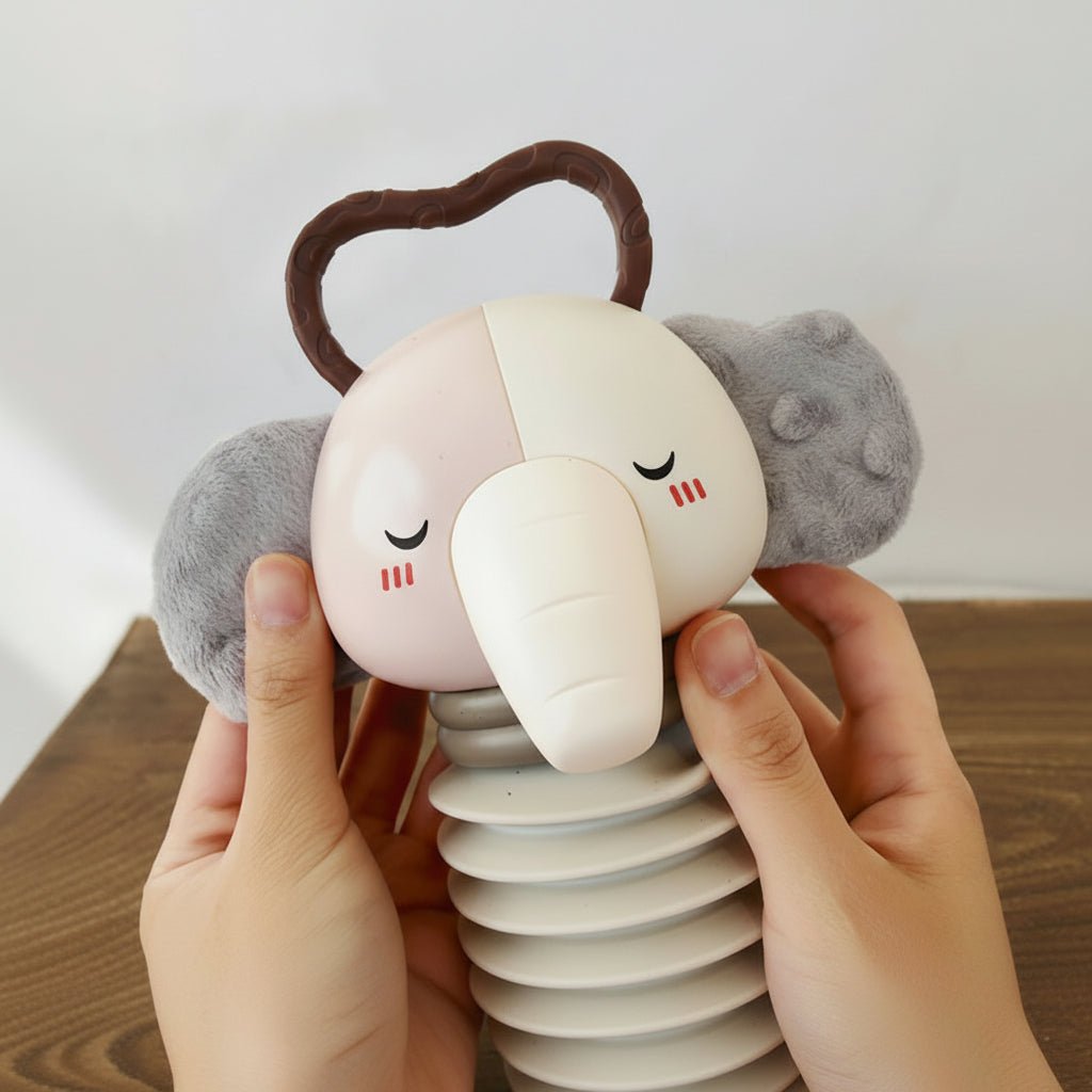 MELOTOY – Interactive Baby Accordion Rattle for Tactile & Audio Play