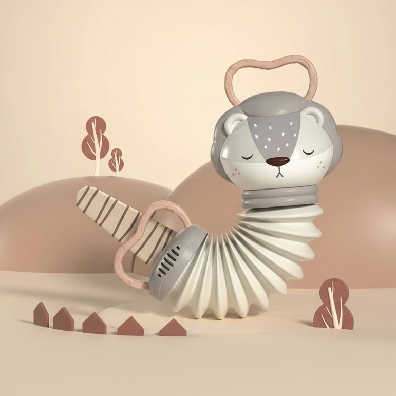 MELOTOY – Interactive Baby Accordion Rattle for Tactile & Audio Play