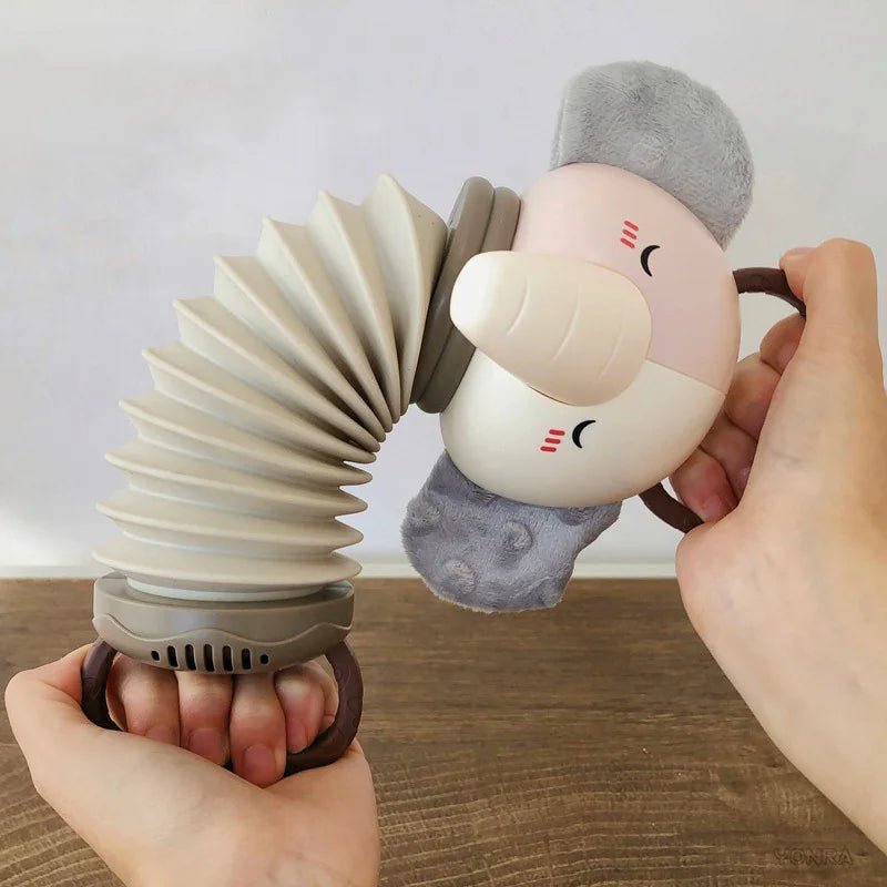 MELOTOY – Interactive Baby Accordion Rattle for Tactile & Audio Play