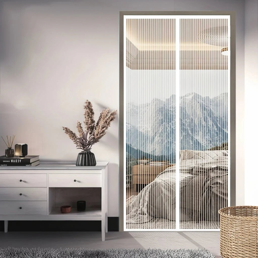 MESHERA – Magnetic Mosquito Door Curtain for Fresh Air Protection