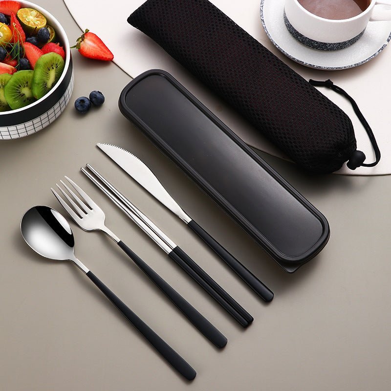 METROSET – Premium Stainless Steel Travel Cutlery Set for Everyday Use