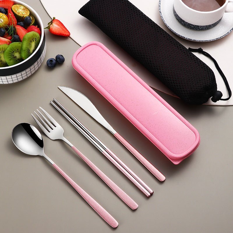 METROSET – Premium Stainless Steel Travel Cutlery Set for Everyday Use