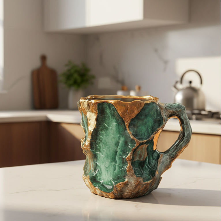 MINERAL CRYSTAL – Elegant Crystal Coffee Cup