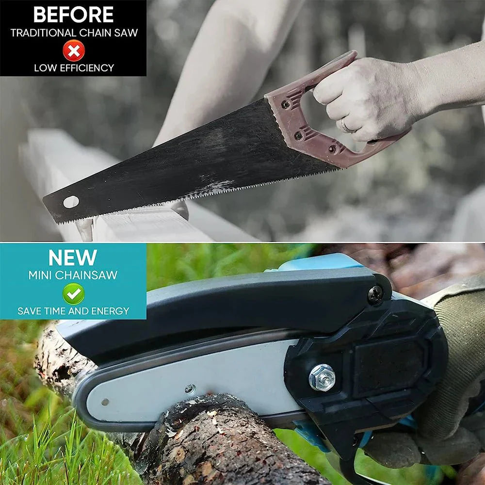 Mini Chainsaw 4 Inch