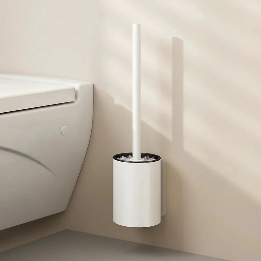MINILOOP – Space-Saving Aluminum Toilet Brush Set for Modern Bathrooms