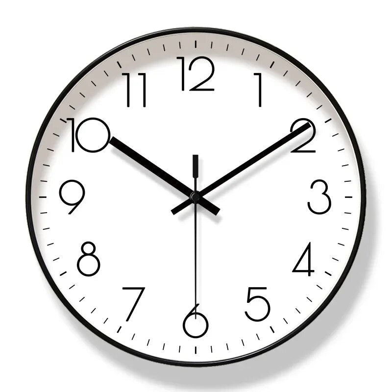 Modern Nordic Style Wall Clock – Elegant Minimalist Design for Home and Office
