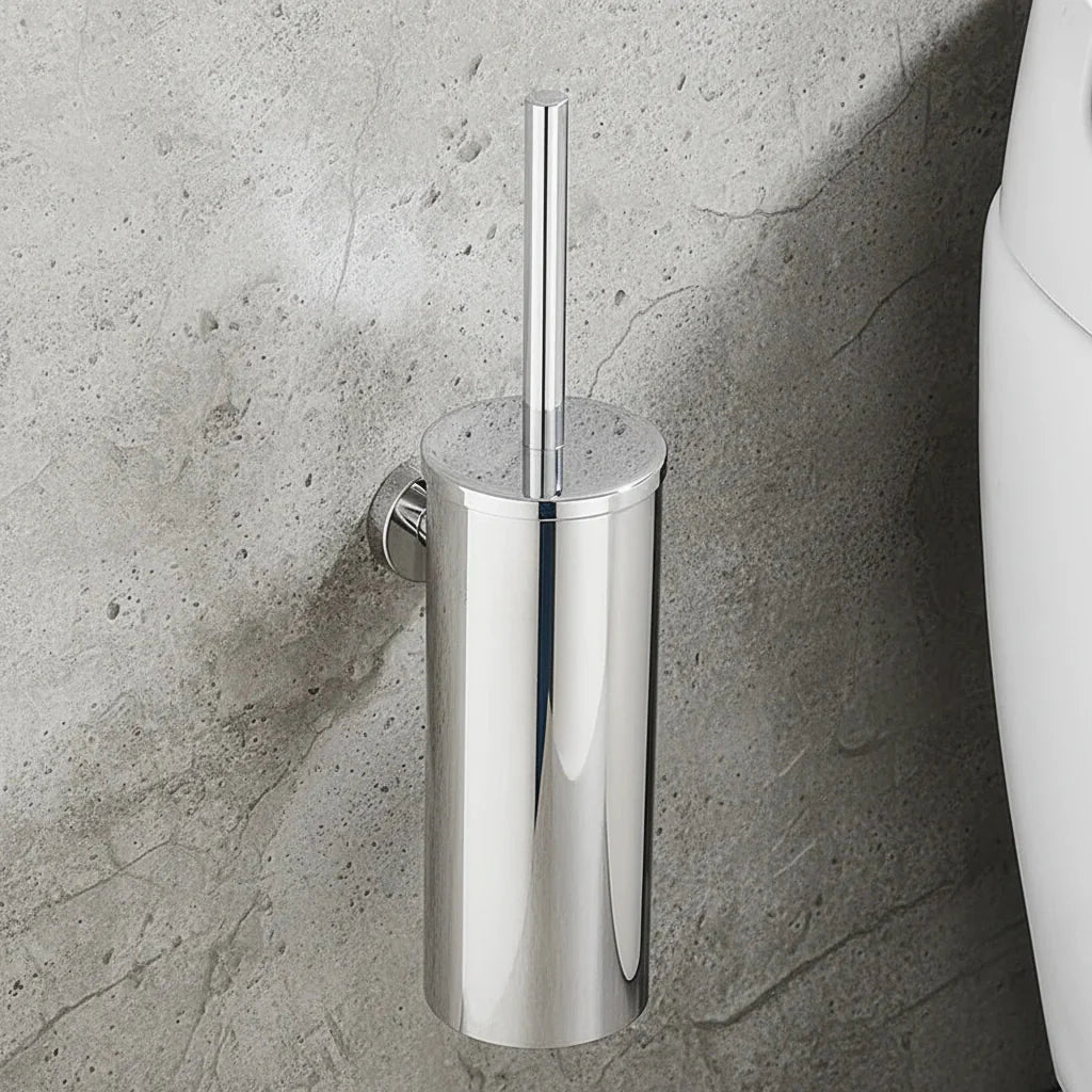 MODLOO STEEL – Elegant Stainless Steel Toilet Brush Set for Modern Bathrooms