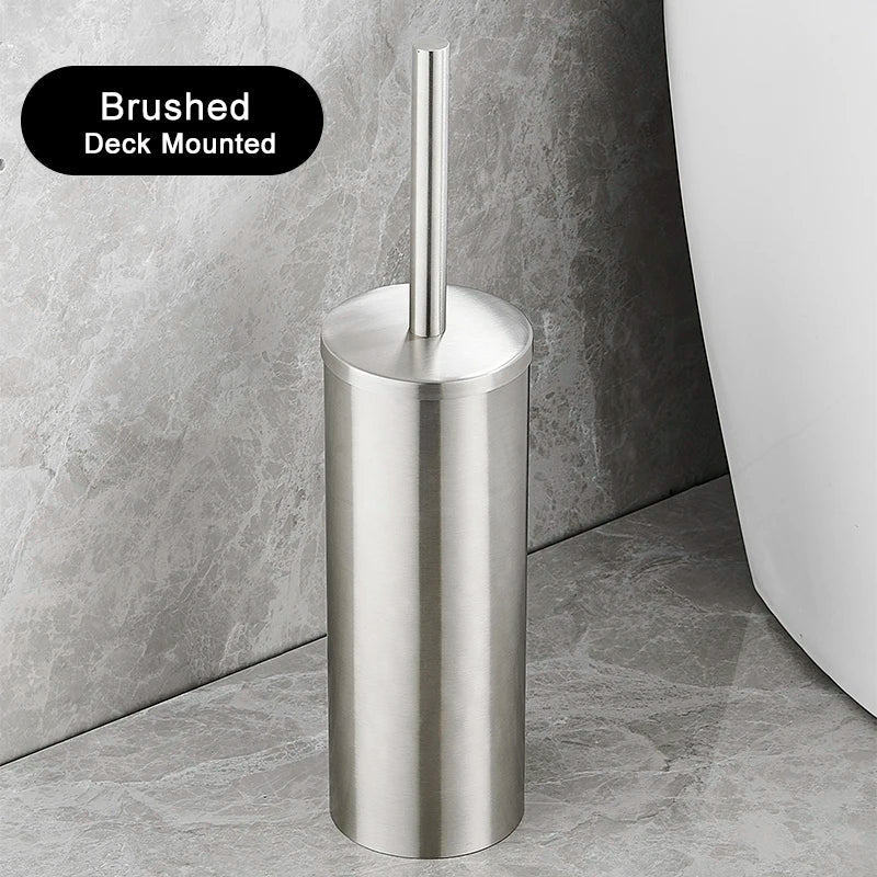 MODLOO STEEL – Elegant Stainless Steel Toilet Brush Set for Modern Bathrooms