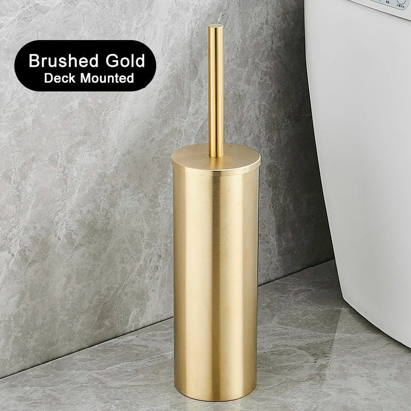 MODLOO STEEL – Elegant Stainless Steel Toilet Brush Set for Modern Bathrooms