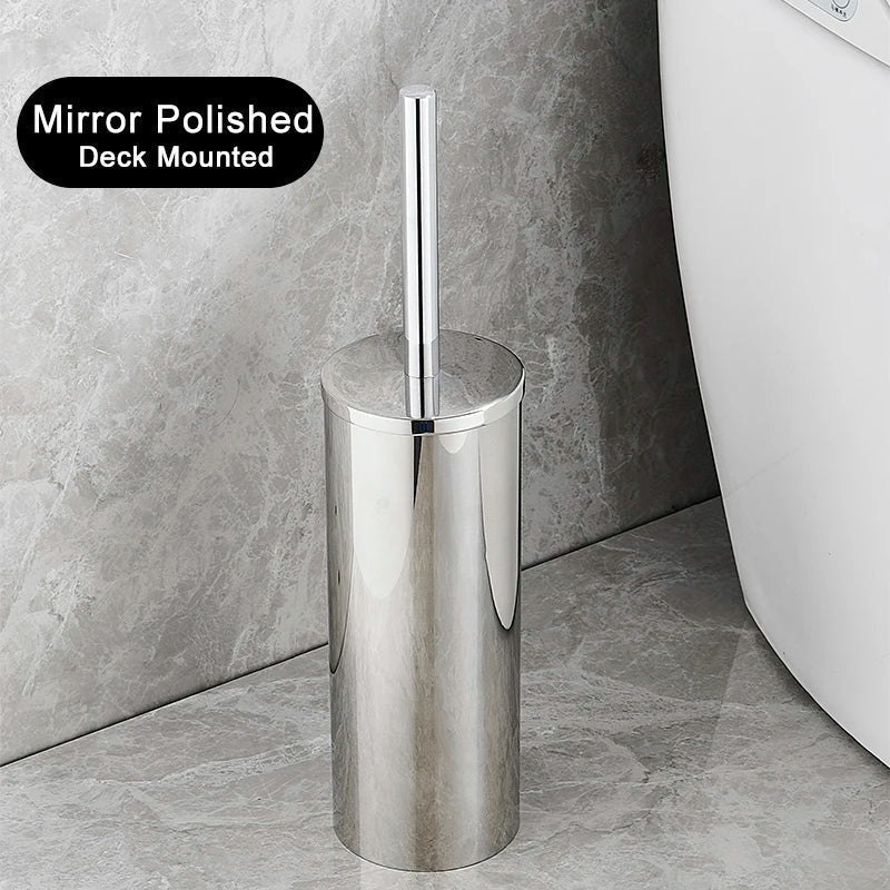 MODLOO STEEL – Elegant Stainless Steel Toilet Brush Set for Modern Bathrooms