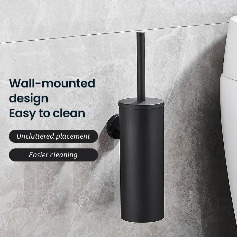 MODLOO STEEL – Elegant Stainless Steel Toilet Brush Set for Modern Bathrooms