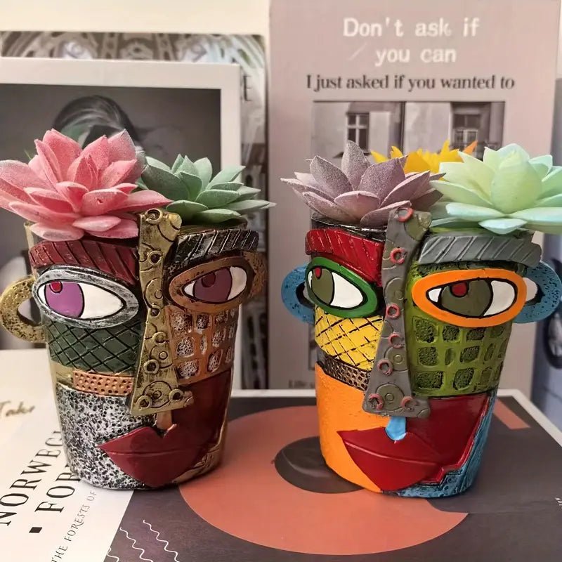MODVASE - Modern Artistic Face Pot for Home Decor