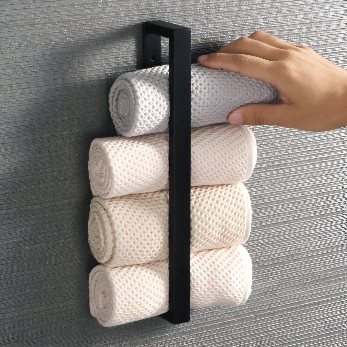 MONTEXA – Wall Mounted Towel Holder in Durable Stainless Steel