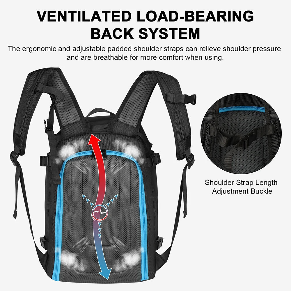 MOUNTAINLOAD – 50L Waterproof Ski Boot Backpack for Gear & Accessories