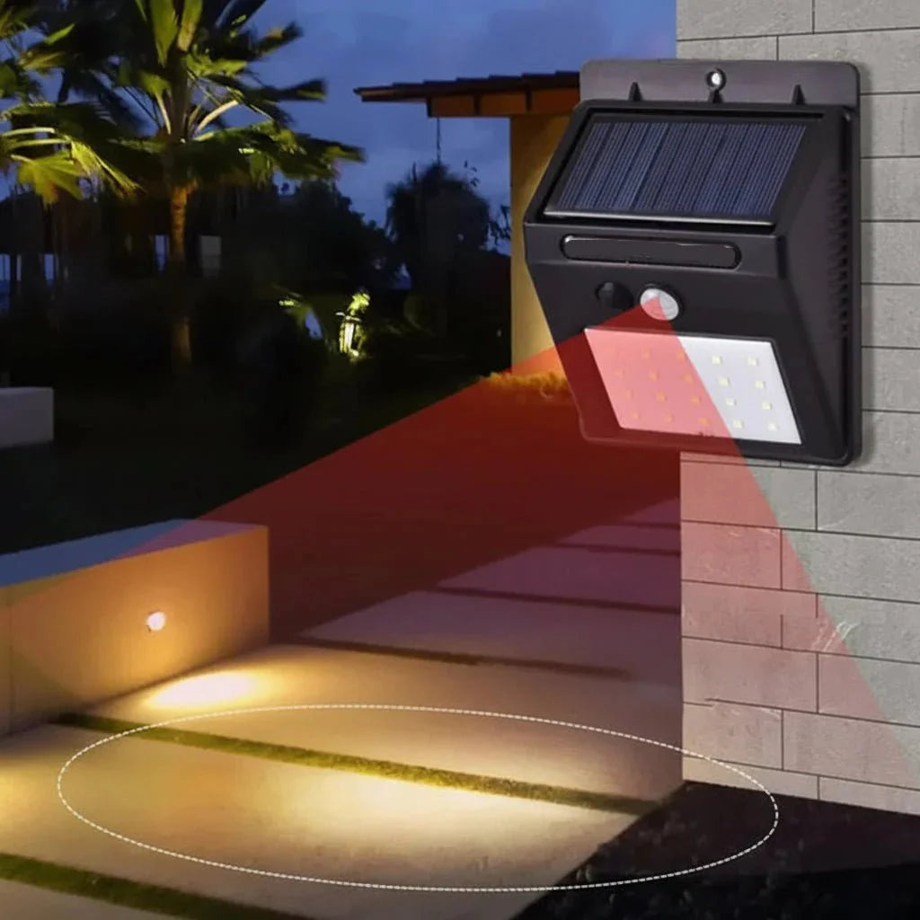 MOVEGLOW – Solar Motion Sensor Outdoor Wall Light