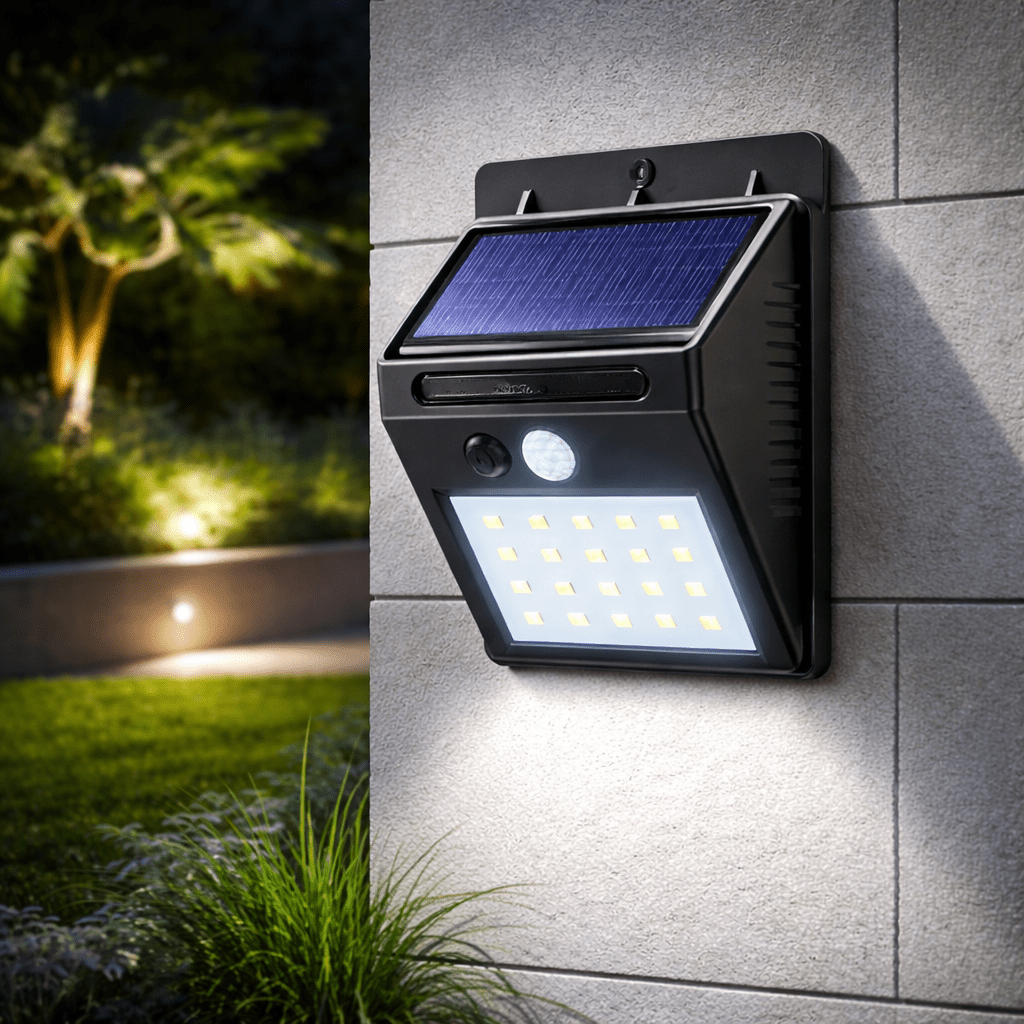 MOVEGLOW – Solar Motion Sensor Outdoor Wall Light