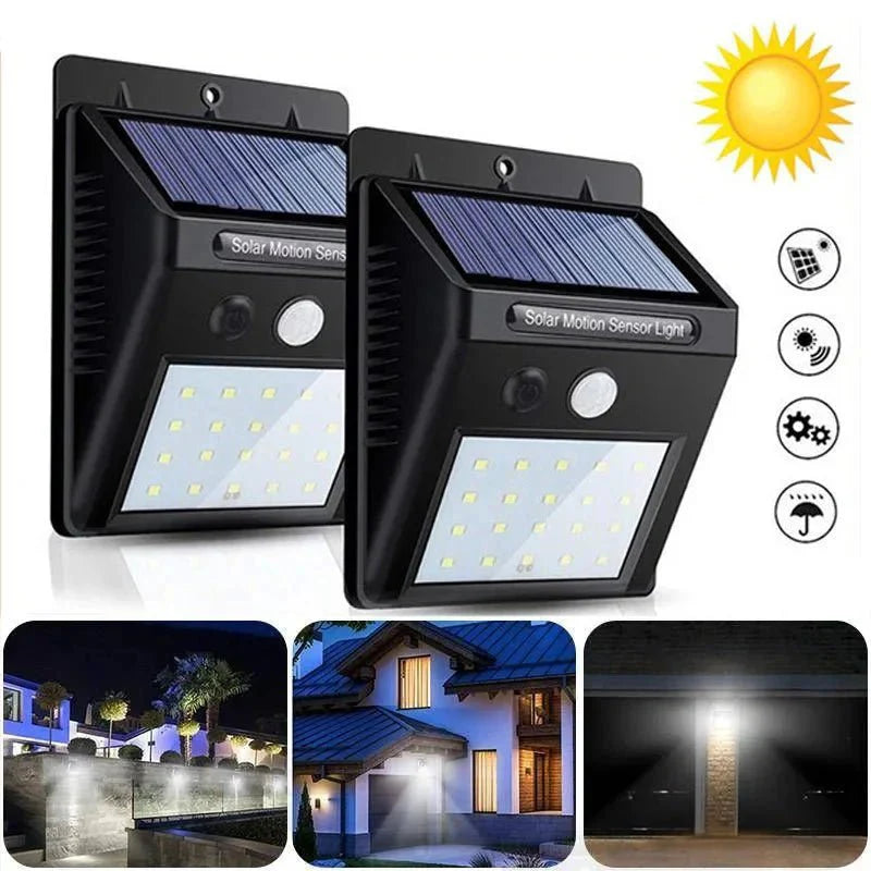 MOVEGLOW – Solar Motion Sensor Outdoor Wall Light