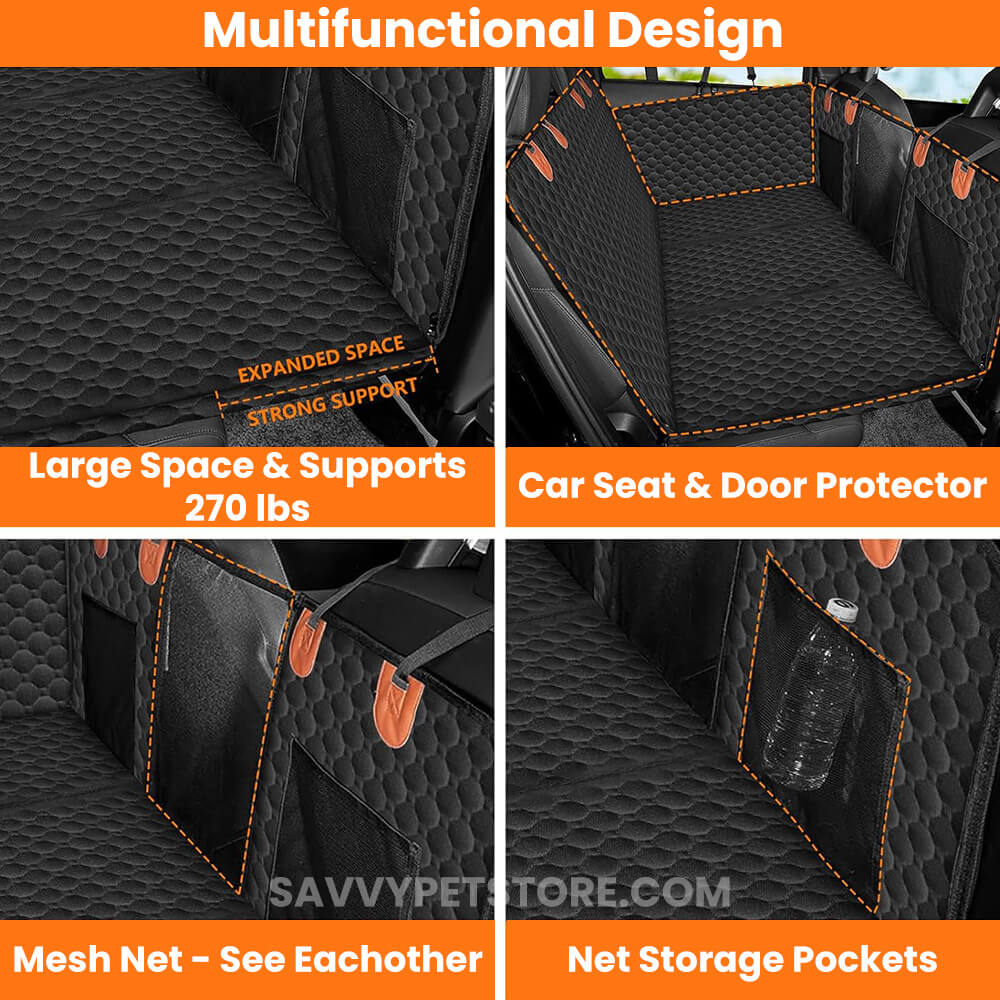 Hard Bottom Car Seat Cover - Durable, Non-Slip Protection for Vehicle Seats