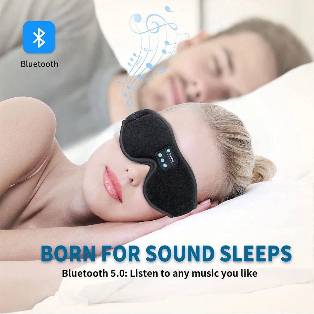 NAPWAVE – Bluetooth Music Sleep Mask with 3D Comfort & Full Light Blocking