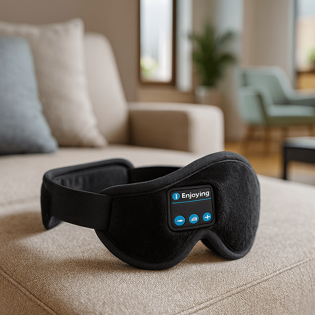 NAPWAVE – Bluetooth Music Sleep Mask with 3D Comfort & Full Light Blocking