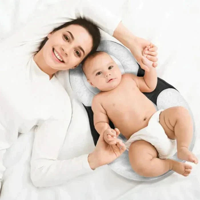 NURTUREREST – Ergonomic Baby Pillow for Safe Sleep & Flat Head Prevention