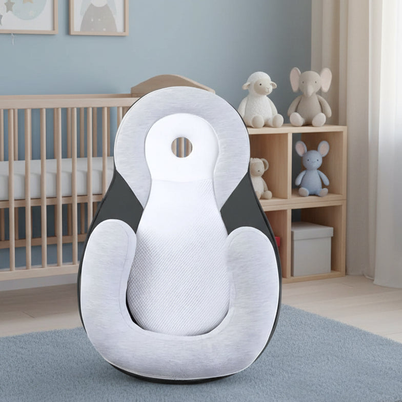 NURTUREREST – Ergonomic Baby Pillow for Safe Sleep & Flat Head Prevention