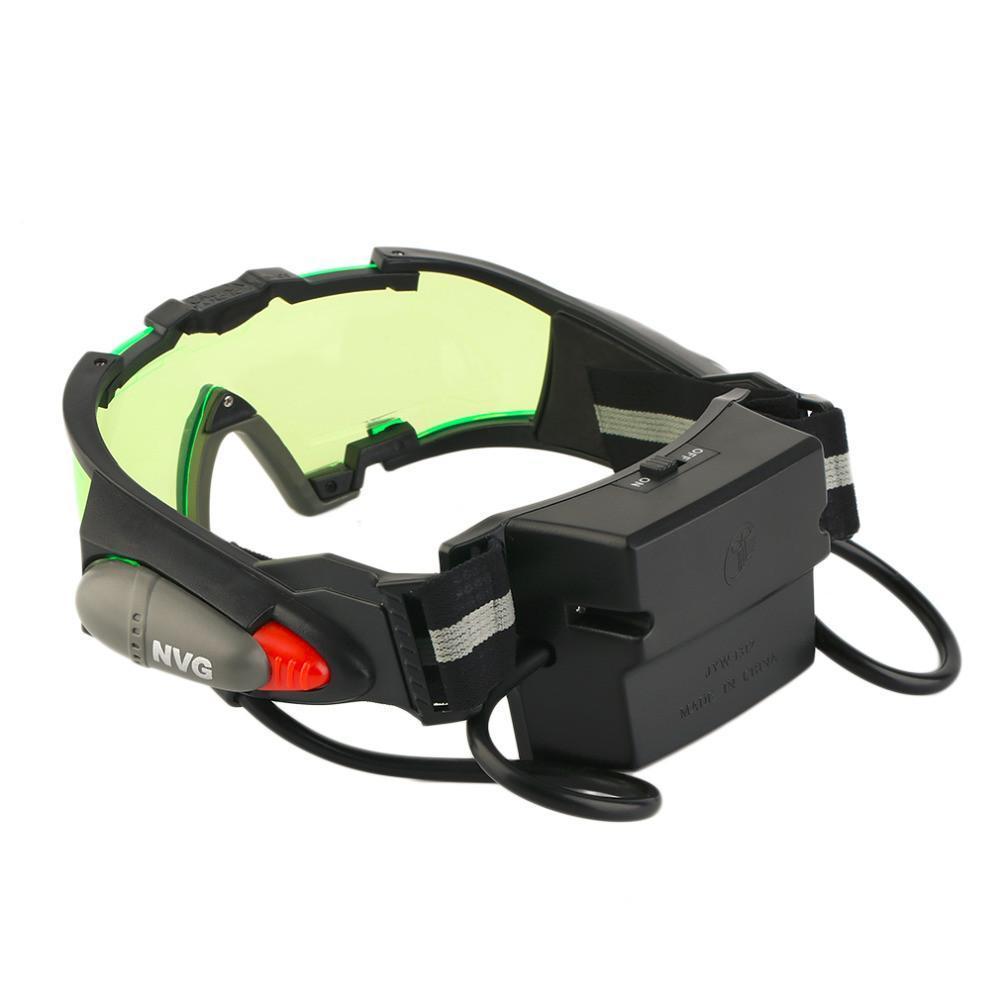 Adjustable Night Vision Goggles ( 25 Feet ) with Flip-out Lights Green Lens