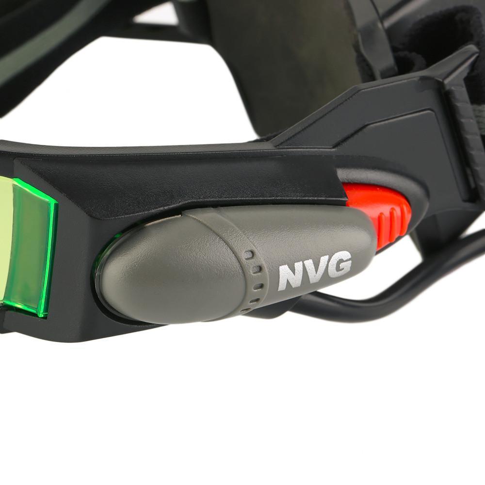 Adjustable Night Vision Goggles ( 25 Feet ) with Flip-out Lights Green Lens