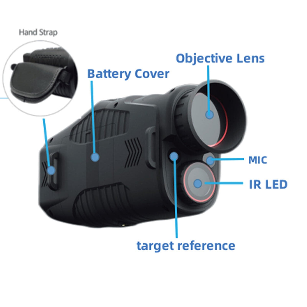Full HD Night Vision IR Monocular