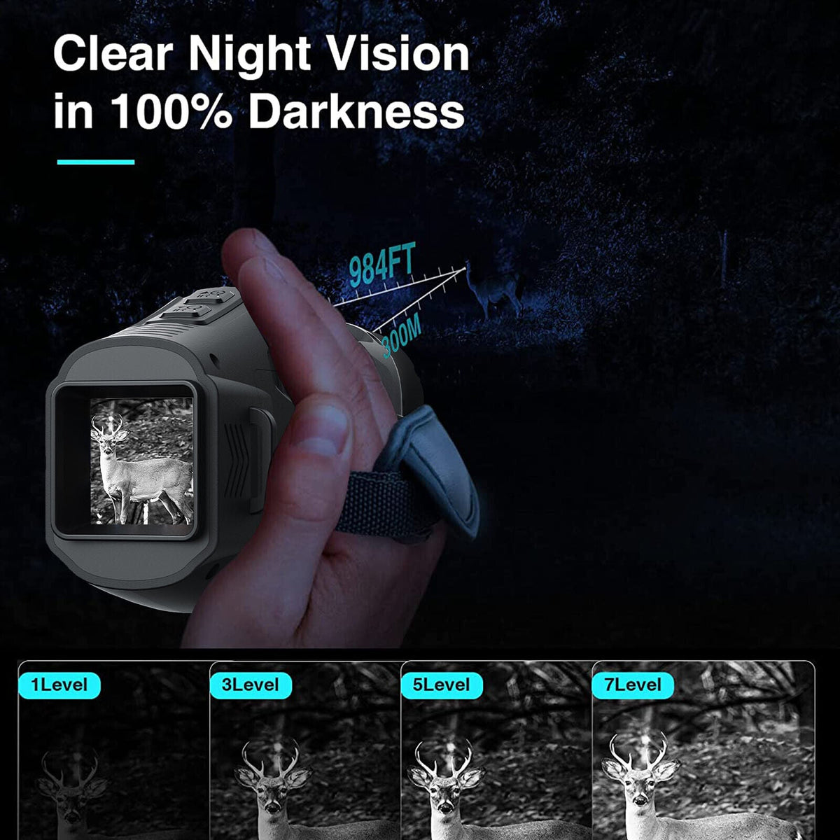 Full HD Night Vision IR Monocular