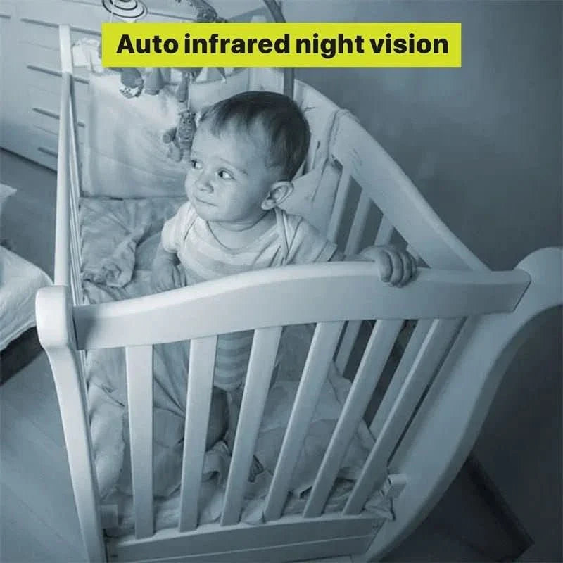 Nightrix – 5-inch video baby monitor with pan, tilt, and zoom camera