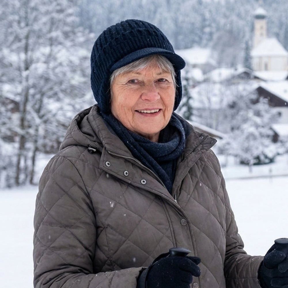 NORDCAP – Unisex Scandinavian Winter Hat with Ear Protection & Cozy Lining