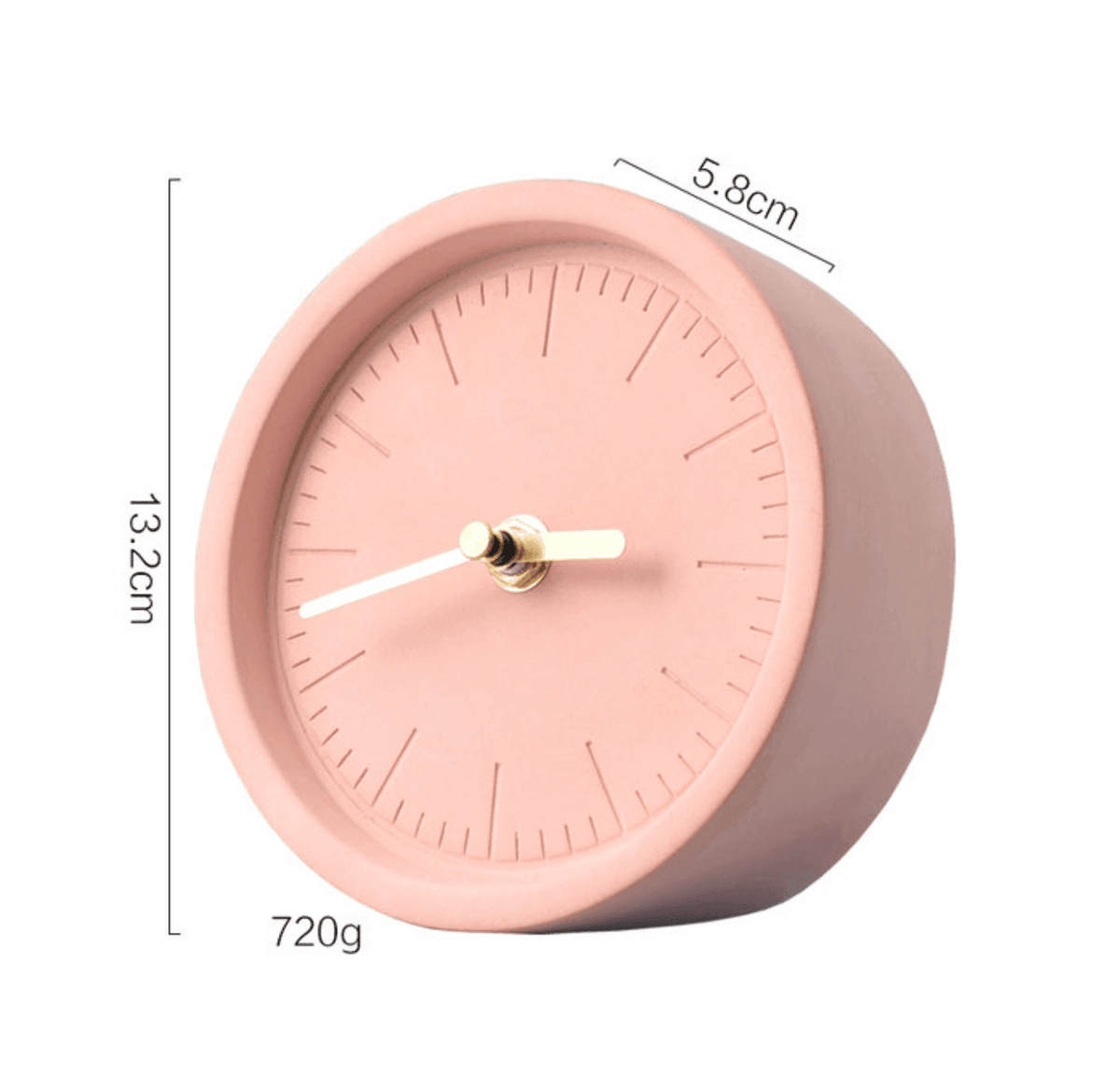 Cempli – Luxury Cement Desk Clock with Minimalist Look for a Stylish Interior
