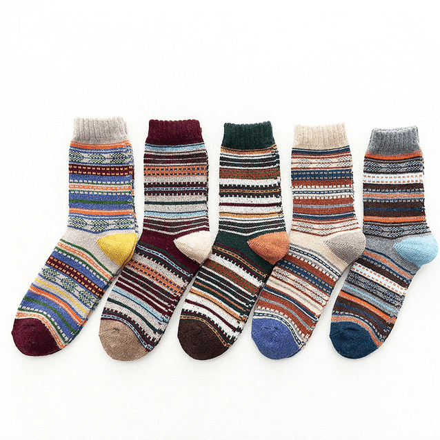 NORDTHREAD – Unisex Wool & Cotton Blend with Scandinavian Patterns