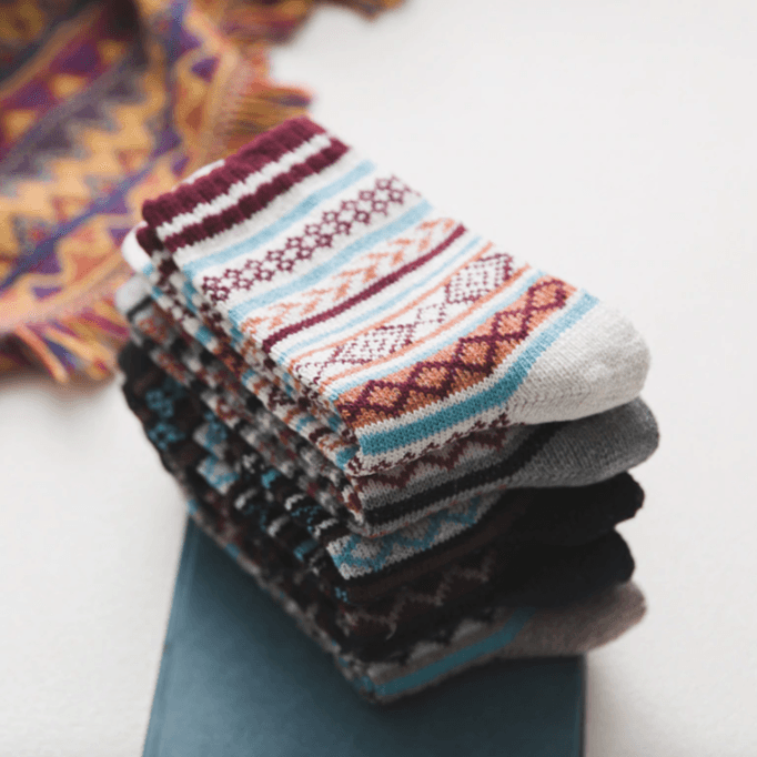 NORDTHREAD – Unisex Wool & Cotton Blend with Scandinavian Patterns