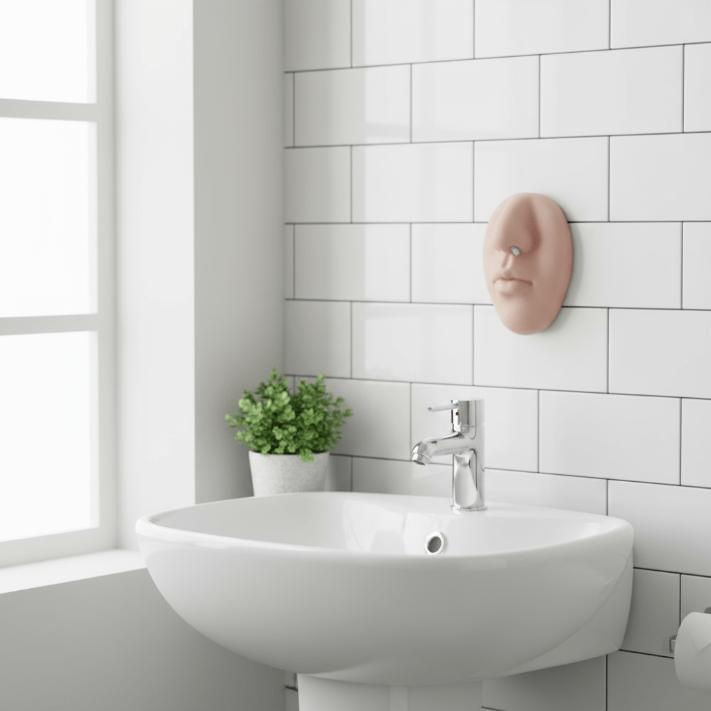 NOSEFOAM – Nose-Shaped Wall-Mounted Soap Dispenser for Home Decor
