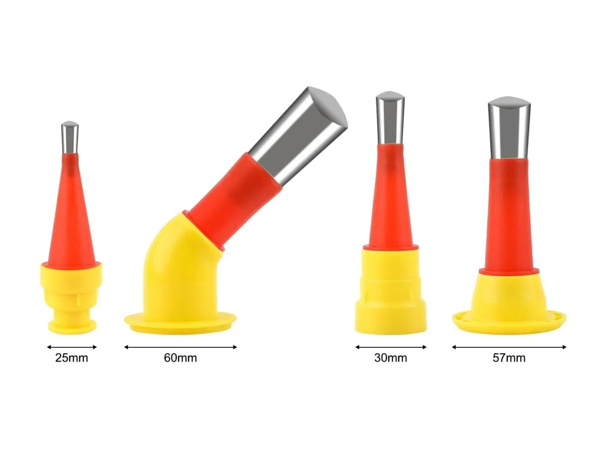 NOZZLEX – Anti-Drip Caulking Nozzle Tool Set for Clean Seals
