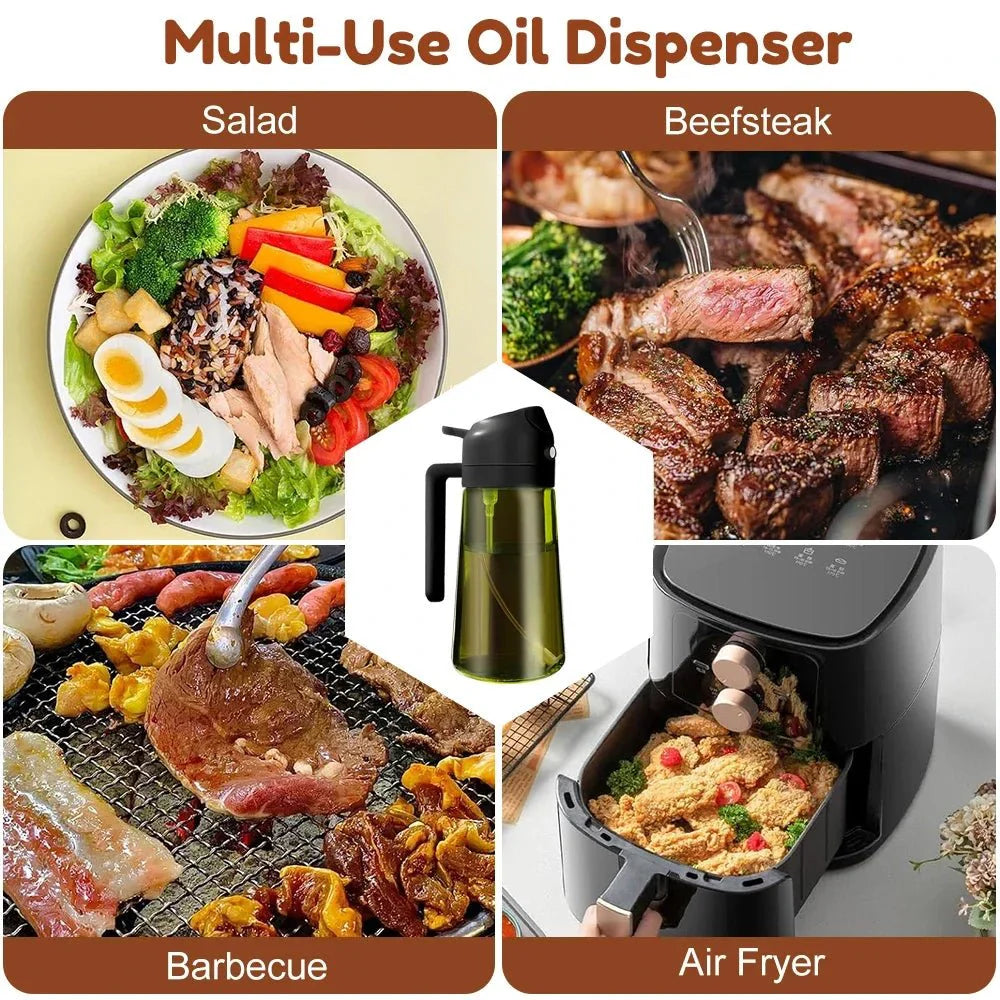 NUTRIMIST – Healthy Cooking Oil Sprayer with Dark Glass Design