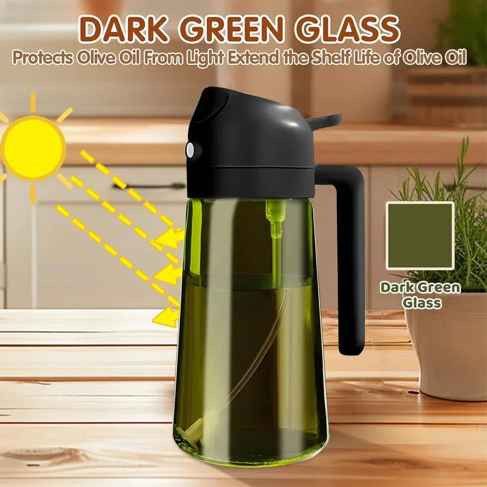 NUTRIMIST – Healthy Cooking Oil Sprayer with Dark Glass Design