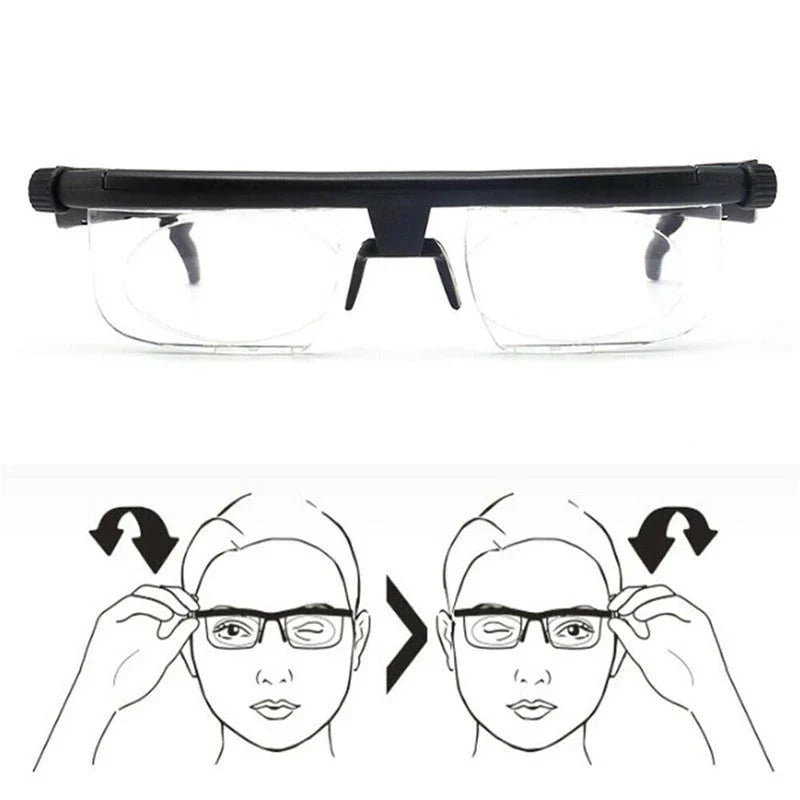 Optiflex Vision – Adjustable Focus Reading Glasses for Clear Vision