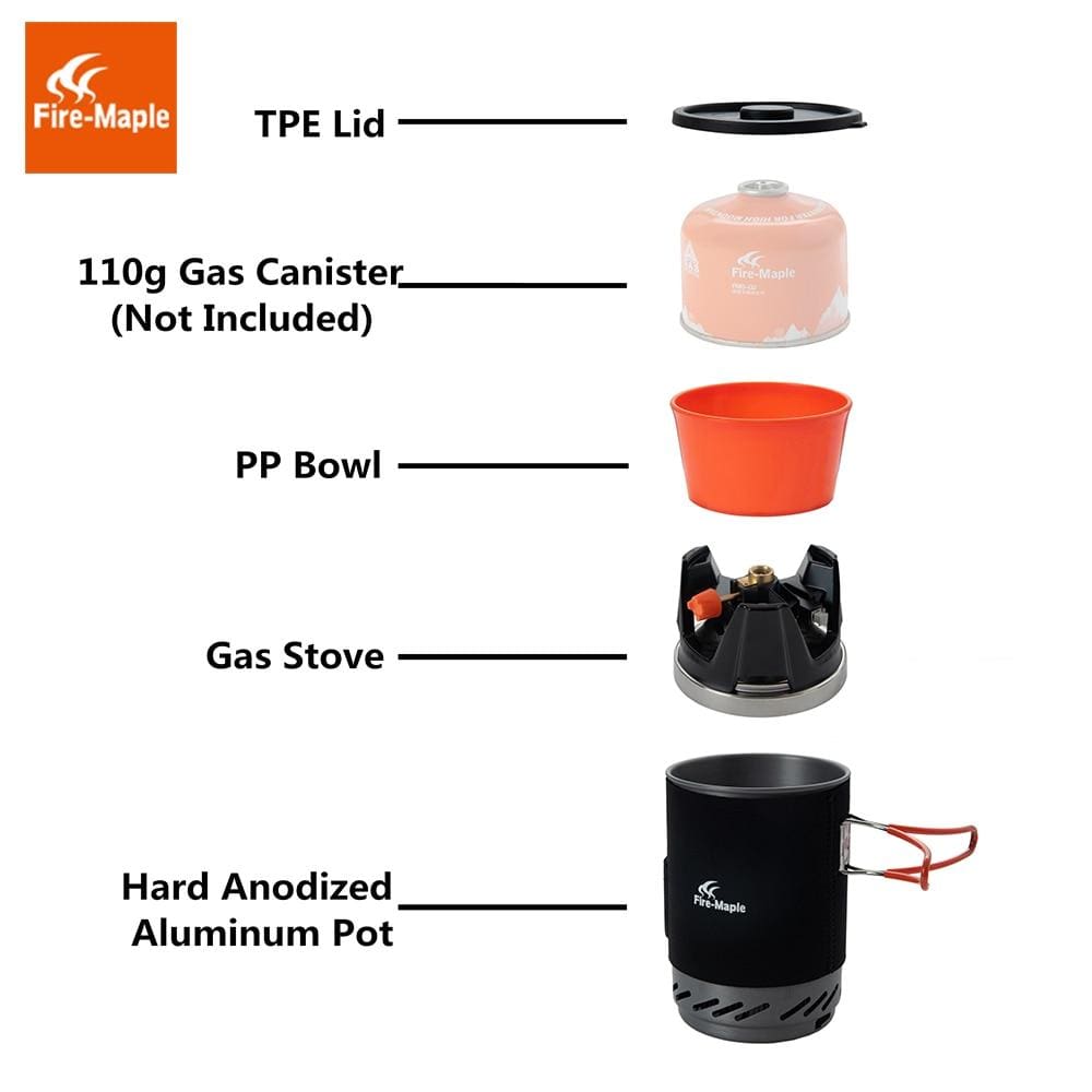 Portable Outdoor  Camping Stoves  With Stove Heat Exchanger Pot Bowl System - campstove