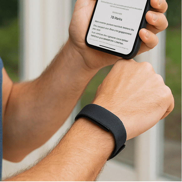 OXITRACK – Waterproof Fitness Tracker with Heart, Oxygen & Activity Monitoring