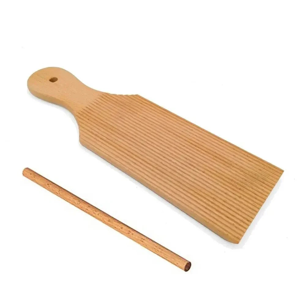 PASTORIA – Premium Beech Wood Pasta Board & Gnocchi Tool Set