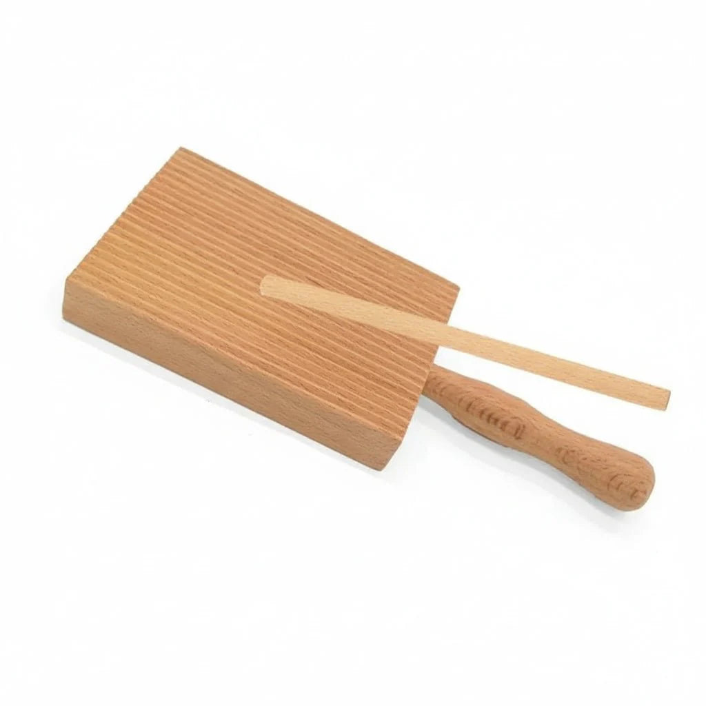 PASTORIA – Premium Beech Wood Pasta Board & Gnocchi Tool Set