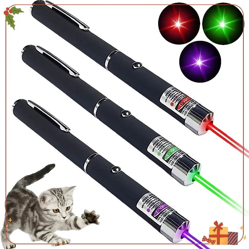 PAWCHASE TAILTICK – Mini LED Laser Pointer & Flashlight 2-in-1 Pet Toy