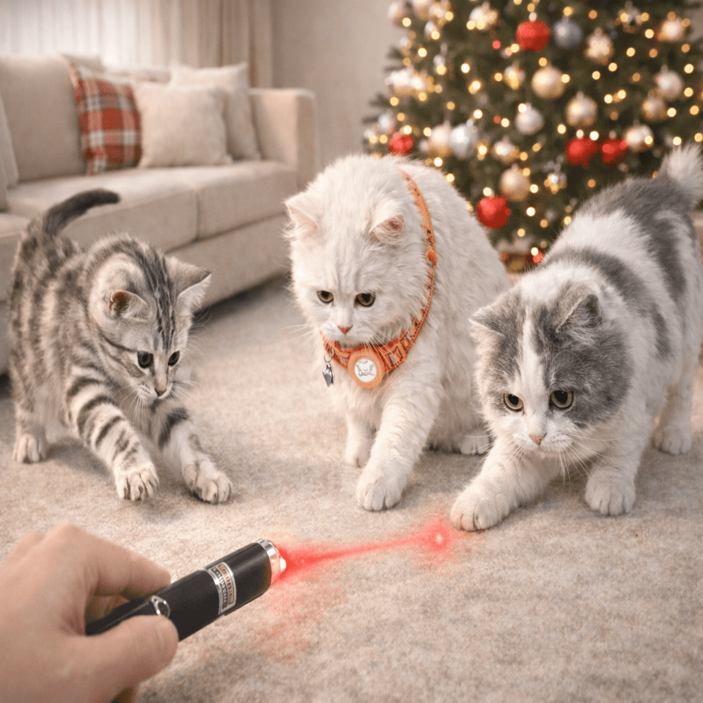 PAWCHASE TAILTICK – Mini LED Laser Pointer & Flashlight 2-in-1 Pet Toy