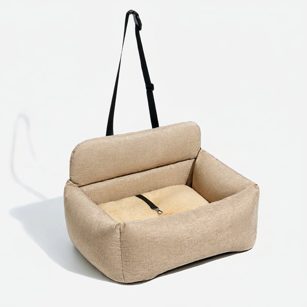 PAWDRIVE – Large Washable Dog Car Bed with Anti-Slip Bottom and Secure Attachment
