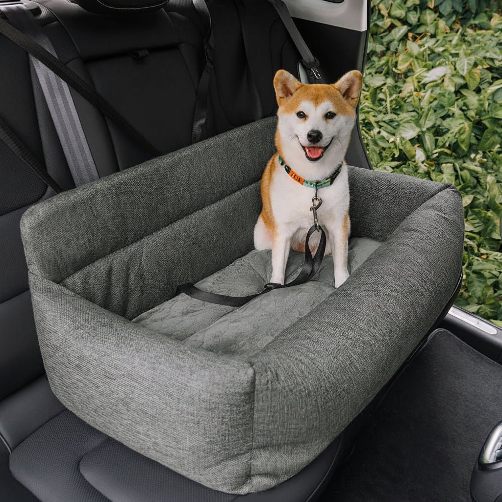 PAWDRIVE – Large Washable Dog Car Bed with Anti-Slip Bottom and Secure Attachment