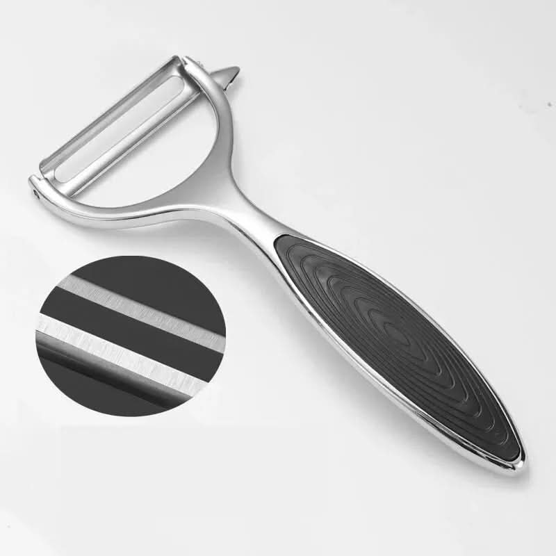 PeelMate Pro – Comfortable, Non-Slip Stainless Steel Peeler for Effortless Prep
